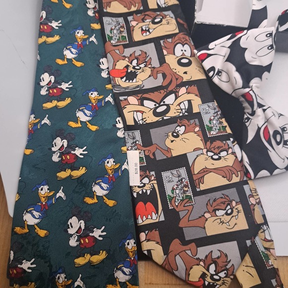 NWT - Three Fun Loony Tunes and Mickey Mouse Ties! - Picture 3 of 5